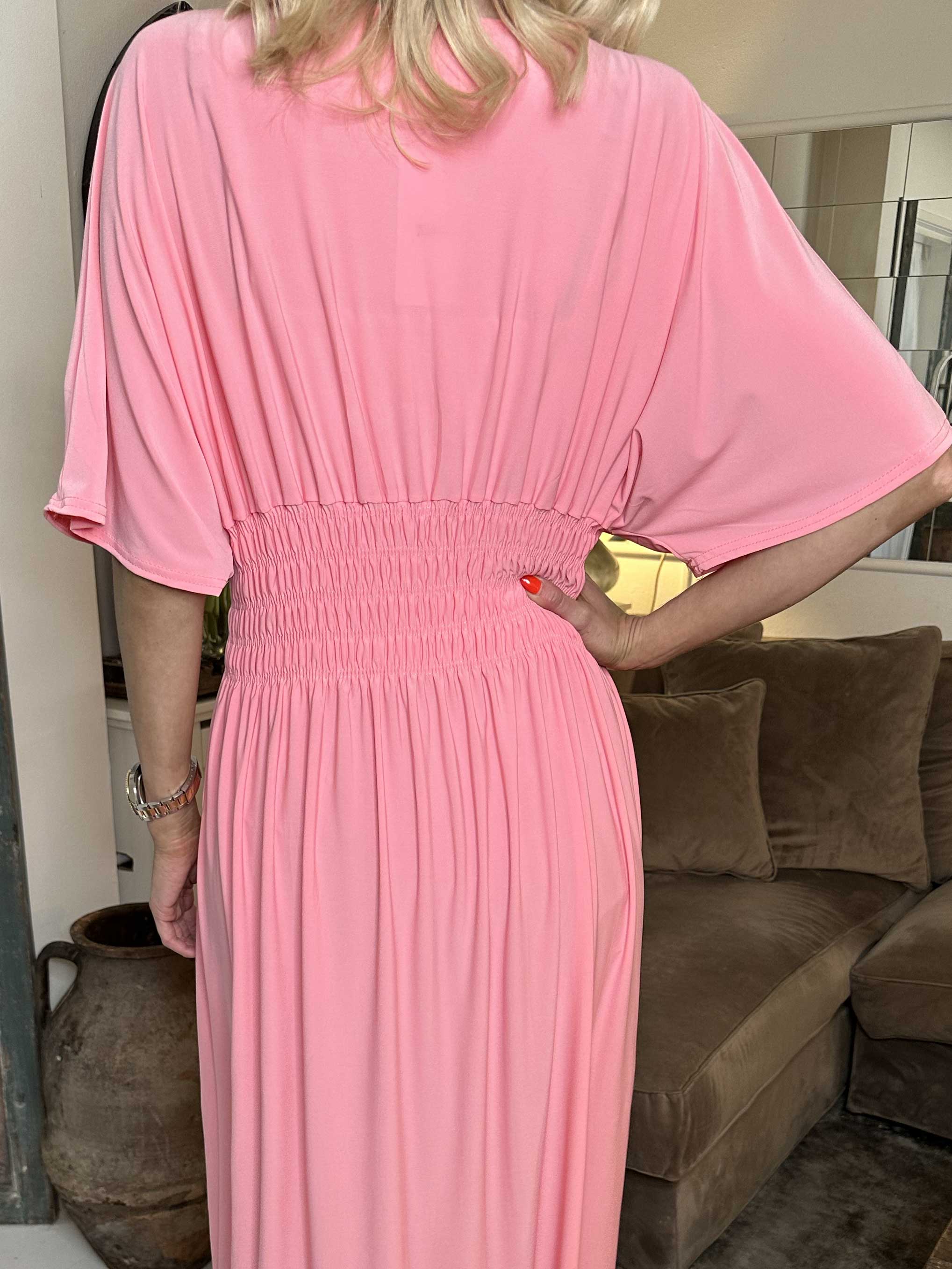 Pams Plain - Elastisk kjole med smock